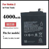 แบตเตอรี่ แท้ Original HE338 4000MAh สำหรับ Nokia 2 Nokia2เขา338แบตเตอรี่ Bateria