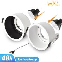 LED Spot Downlight GU10 Fitting Anti Glare Led Ceiling Recessed Lamp 75mm Cut Hole Bulb Replaceable Downlights