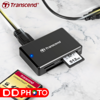 TRANSCEND CARD READER EXTERNAL USB 3.2 Gen 1 / 3.1 Gen 1 (Black) การ์ดรีดเดอร์ ทรานเซนต์ RDF8 Unmatched Versatility