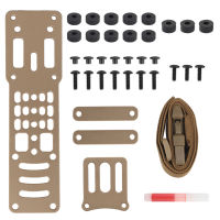 โลหะ Modular ปืนพกซองอะแดปเตอร์เข้ากันได้ QLS แพลตฟอร์มยุทธวิธีซองวางขาวงสำหรับ CS ล่าสัตว์ EDC ปืนอุปกรณ์