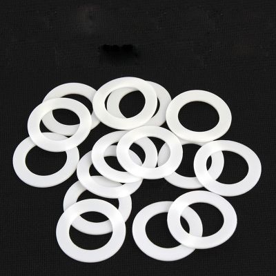 ℗♞ 2pcs 64mmx56mmx1mm PTFE washer gasket ring flat high temperature resistance washers gaskets Poly tetra fluoroethylene