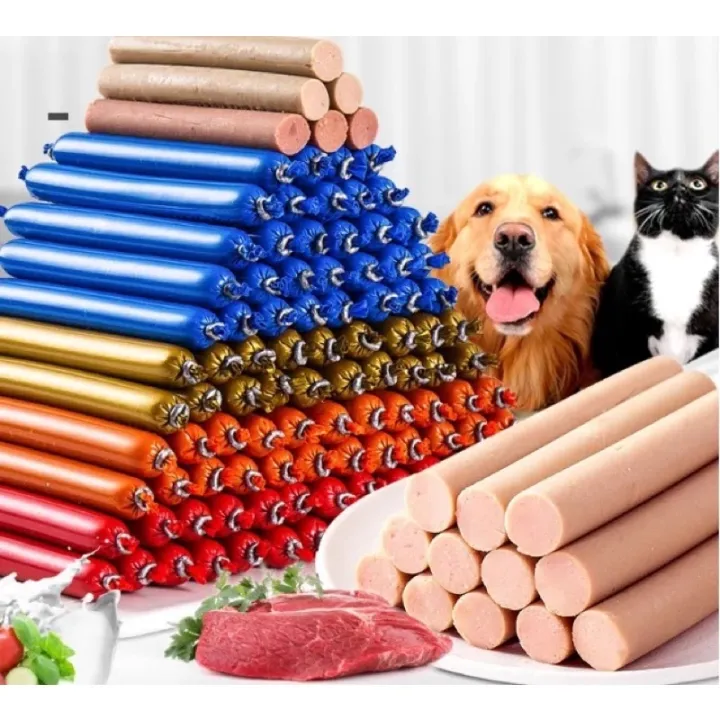 15g Pet sausage hotdog cat and dog sausage pet treats dog training