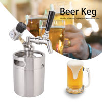 มินิสแตนเลสถังเบียร์อัตโนมัติ Spear Growler Coffee Barrel Container Kegerator