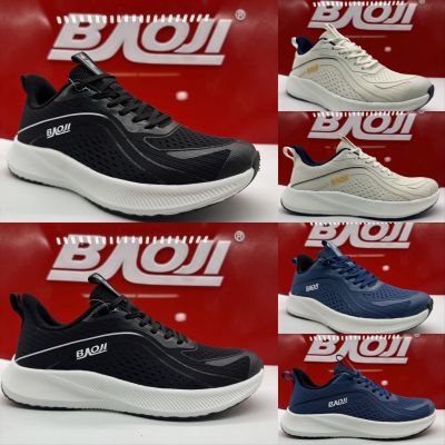 [New 07/2023] BAOJI บาโอจิ แท้100% รองเท้าผ้าใบผู้ชาย bjm781