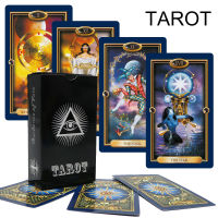 The Most popular gold Tarot Deck Affectional Divination Fate Game Deck Palying Cards For Party Game English Version 78 Cards