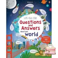 จัดส่งฟรี ! หนังสือ USBORNE LIFT-THE-FLAP Q&amp;A ABOUT OUR WORLD