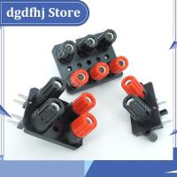 Dgdfhj Shop 2 4 6 Positions Pin Banana Plug 4mm power Socket Connector External Audio Jack Speaker Amplifier Terminal Screw Post Block Bend