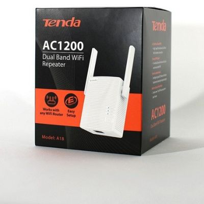 BESTSELLER อุปกรณ์คอม RAM Tenda A18 AC1200 Dual Band WiFi Repeater อุปกรณ์ขยายสัญญาณ WiFi อุปกรณ์ต่อพ่วง ไอทีครบวงจร