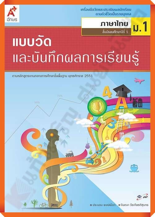 แบบวัดและบันทึกผลการเรียนรู้การภาษาไทยม.1 #อักษรเจริญทัศน์(อจท)