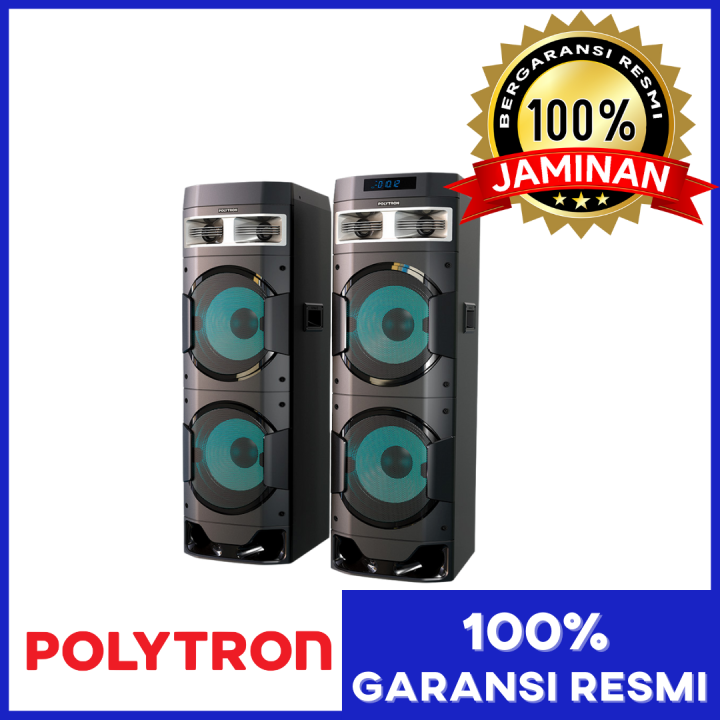 Polytron Speaker Aktif Pas 10d28 Bluetooth Usb Karaoke Super Bass