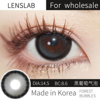 LENSLAB คอนแทคเลนส์สี  สีดำ Color contact lenses ขายส่ง  FOREST BUBBLES 14.5mm(1 pair) 1YEAR