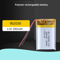 902030โพลิเมอร์3.7V 500MAh แบตเตอรี่แบบชาร์จไฟได้สำหรับเครื่องใช้ไฟฟ้าภายในบ้านไฟ LED ลำโพงบลูทูธ