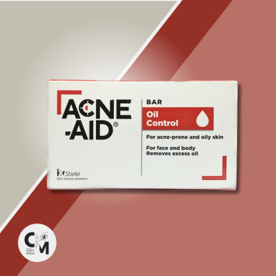 ACNE-AID BAR 100 g. สบู่ทำความสะอาดผิวหน้าและผิวกาย สำหรับผิวเป็นสิวง่าย 100 กรัม