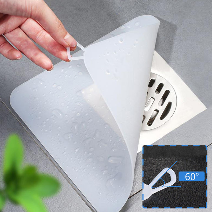 Floor drain deodorizer, toilet, odor and insect proof cover, kitchen