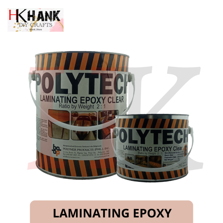 POLYTECH LAMINATING CLEAR EPOXY RESIN for Super Gloss Coating and
