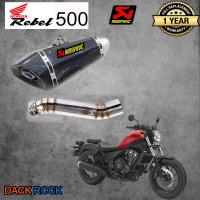 ท่อrebel500 สลิปออน ท่อakrapovic shorty เคฟล่า ท่อแต่ง rebel500 เสียง แน่น นุ่ม ทุ้ม เสียงไม่แตกในรอบสูง ระบายความร้อนได้ดี อัตราเร่งดีขึ้น ตรงรุ่น ท่