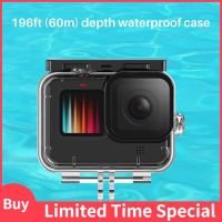 เคสเคสกล้องกันน้ำสำหรับดำน้ำ60ม. สำหรับ Ulanzi G9-7 Gopro Hero 9โครงครอบชอทใต้น้ำอุปกรณ์เสริมกรง