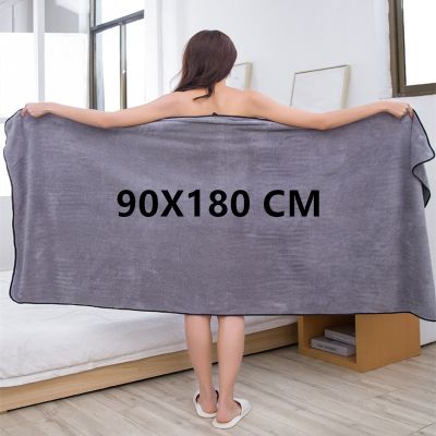 【CC】 Thickened large new beauty salon bath towel massage quick-drying coral fleece absorbent soft