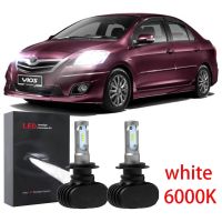 ไฟหน้ารถยนต์ สีขาว สําหรับ Vios (2003-2013) 6000K NEW