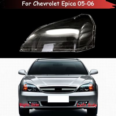 ฝาครอบกระจกไฟหน้ารถโป๊ะไฟแบบโปร่งใสเลนส์หลอดไฟหน้าที่ครอบโคมไฟรถยนต์แบบมีสไตล์สำหรับ Chevrolet Epica 2005 2006