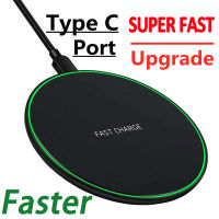 15W Wireless Charger Type C Fast Charging Pad Docking Station เครื่องชาร์จศัพท์สำหรับ 14 13 12 11 XS XR X Samsung S22 S21 S20