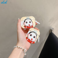 OKOK เคสแอร์พ็อดมาสก์หน้าสีเทียน Shin-Chan สำหรับ AirPods 1 2 3 AirPods Pro 4 InPods ชุดหูฟังหูฟังบลูทูธไร้สาย12 I12 Gen 1 2 3ปลอกซิลิโคนฝาครอบป้องกันการกระแทกพร้อมจี้