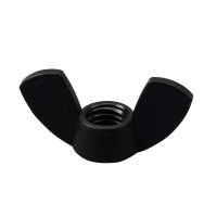 M3 M4 M5 M6 M8 M10 M12  Nylon Wing Nut Black  Plastic Butterfly Nut Plastic Ingot Nut for Installation of Bolts and Screws Nails  Screws Fasteners