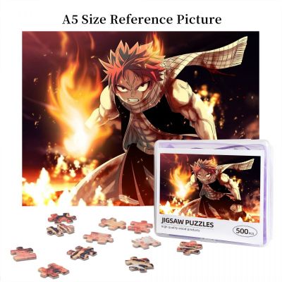 Fairy Tail Natsu Dragneel (2) Wooden Jigsaw Puzzle 500 Pieces Educational Toy Painting Art Decor Decompression toys 500pcs