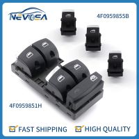 Nevosa Sakelar Kontrol Pengangkat Jendela Daya Master Listrik Mobil Untuk Audi A3 A4 S4 RS4 A6 S6 RS6 Q7 8P1 4F0959851H 8PA 4F0959855B