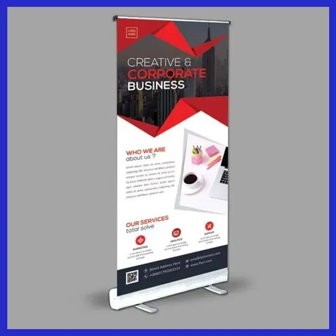 Cetak Roll up Banner ( Ukuran 60 x 160 cm) | Lazada Indonesia