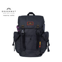 DOUGHNUT BAG : Grounder Happy Camper Series : BLACK  กระเป๋าโดนัทกันน้ำได้ ผลิตจากผ้าไนลอน 420Dน้ำหนักเบา (รหัสสินค้า 09651 )