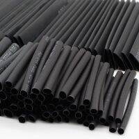 63pcs Black Heat Shrink Sleeving Tube Kit Electrical Connection Electrical Wire Wrap Cable Waterproof Shrinkage 2:1 Electrical Circuitry Parts