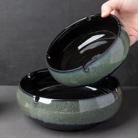 [COD] Ashtray large personality ceramic ashtray home retro Chinese style living room office wholesale