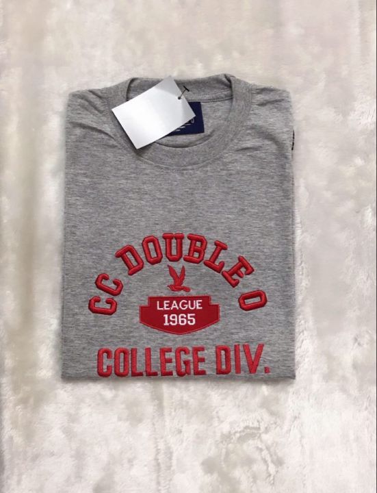 สินค้าขายดี-เสื้อยืด-cc-double-o-college-div-งานปัก-cc-oo-league-1965-college-div-cc-oo-no-12