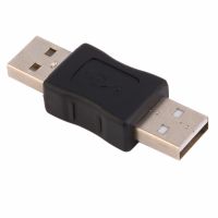 USB A Male to Male Connector Adapter USB 2.0 A Joiner Coupler Extension Extender Data Cable Cord M/M Converter