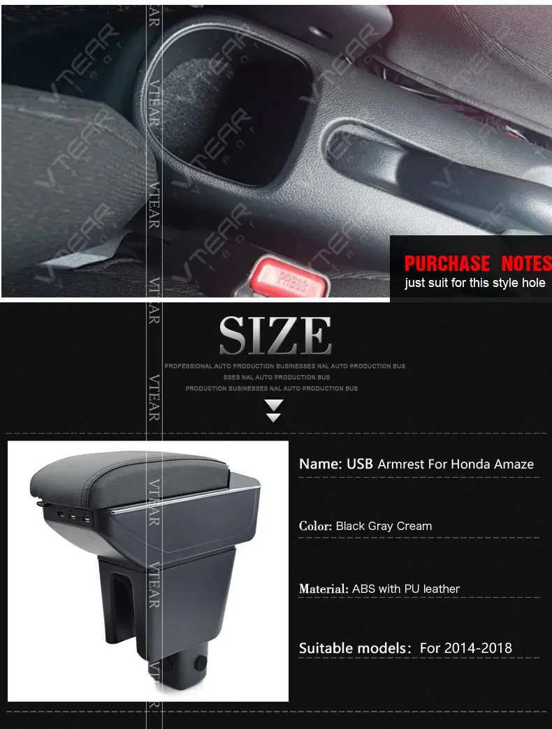 Top 194+ images hand rest for honda amaze In.thptnganamst.edu.vn