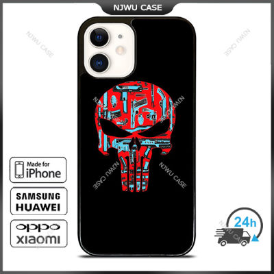 The Punisher Skull Artwork Phone Case for iPhone 14 Pro Max / iPhone 13 Pro Max / iPhone 12 Pro Max / XS Max / Samsung Galaxy Note 10 Plus / S22 Ultra / S21 Plus Anti-fall Protective Case Cover