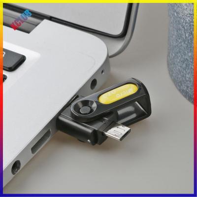 2 In 1 USB ไมโคร USB เครื่องอ่านการ์ด OTG USB OTG TF SD การ์ดความจำอะแดปเตอร์สำหรับตัวอ่านเครื่องอ่านการ์ด