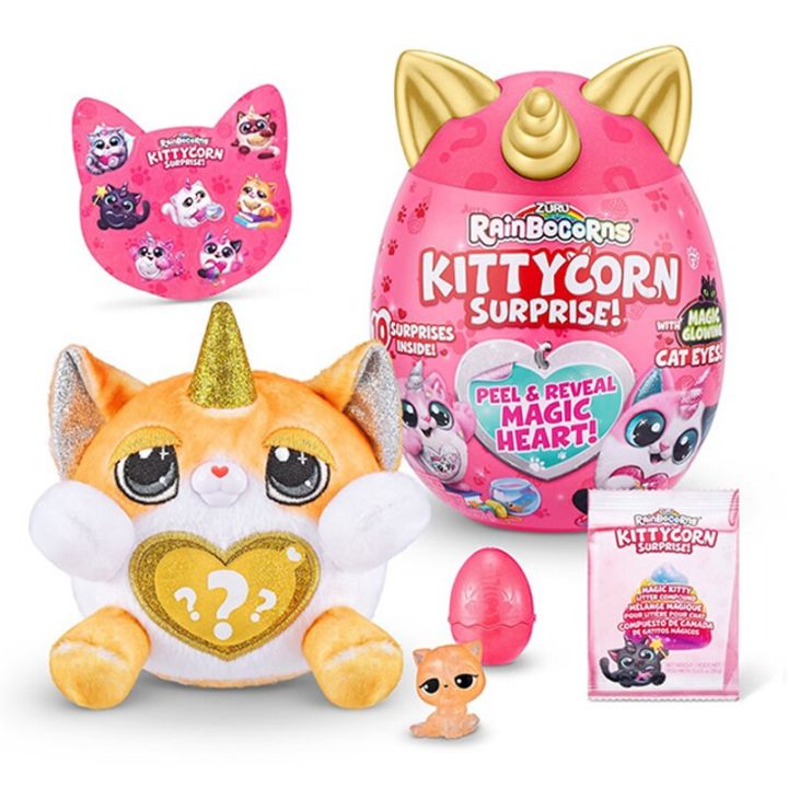 Original Zuru Rainbocorns Kittycorn Surprise Series 1 Collectible Plush ...