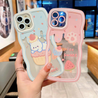 เคส Hp Redmi 12 12C โน๊ต12 Pro Note 12 11 Pro Note 10A A2ขอบลอน10C 9C 9A 10 9T 9 Note8 Note 10 Note9 Note11 Poco X3 NFC เคส A1 Ksing Cae Ice Cream น่ารักการ์ตูน trawberry Bear TPU Oft ฝาหลังแบบใส Softcase LAYOR