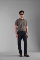 [Pre-order 20วัน] MadetoMature Button Knitted Short Sleeve Polo  - เสื้อถักโปโล สีเทาเข้ม