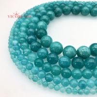 Natural Stone Beads Green Blue Amazonite Stone Round Loose Beads 4 6 8 10 12mm Diy Handmade Beads Jewelry Bracelet Making