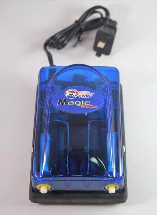 magic-8800-ปั้มลม-ปั้มออกซิเจน-2-ทาง-2ตัว