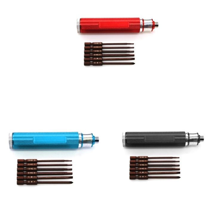 6-in-1-hexagon-screwdriver-h1-5-2-0-2-5-3-0mm-hex-slotted-phillips-screwdriver-tool-kit-for-rc-model-car-boat-aircraft