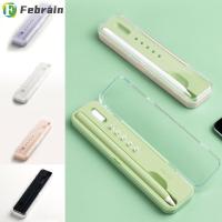 FEBRAIN กล่องเก็บสไตลัสซิลิโคนกันกระแทกแบบพกพาสำหรับเดินทางเคสใส่ปากกาป้องกันสำหรับปากกาปิดผมขาวสำหรับแท็บเล็ต