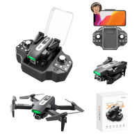 Lzyvonna 1ชิ้น Abs LSRC LS-XT4 Mini WiFi FPV กับ4K/1080P โหมดรักษาระดับความสูงของกล้อง HD คู่โดรนบังคับวิทยุพับเก็บได้ Quadcopter RTF