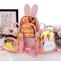 【Hot Sale】 High-value waterproof childrens schoolbag fashion outing cartoon cute laser colorful baby mini backpack