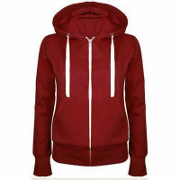 Solid Women Sweatshirt Hoodies Zipper Autumn Spring New Fashion Casual Black Hooded Sweatshirt Long Sleeve Coat Pullovers