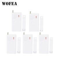 【LZ】✕  Wofea Wireless Magnetic Window Door Sensor For Home Alarm System  433MHZ 5pcs/lot