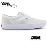 VANS ERA COMFYCUSH CHECKERBOARD MARSHMALLOW TRUE WHITE SNEAKERS สินค้ามีประกันแท้